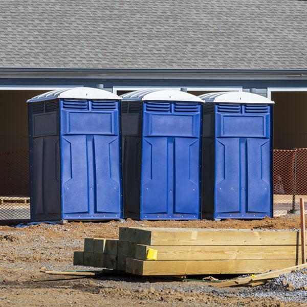 what is the maximum capacity for a single porta potty in Woodland Maryland